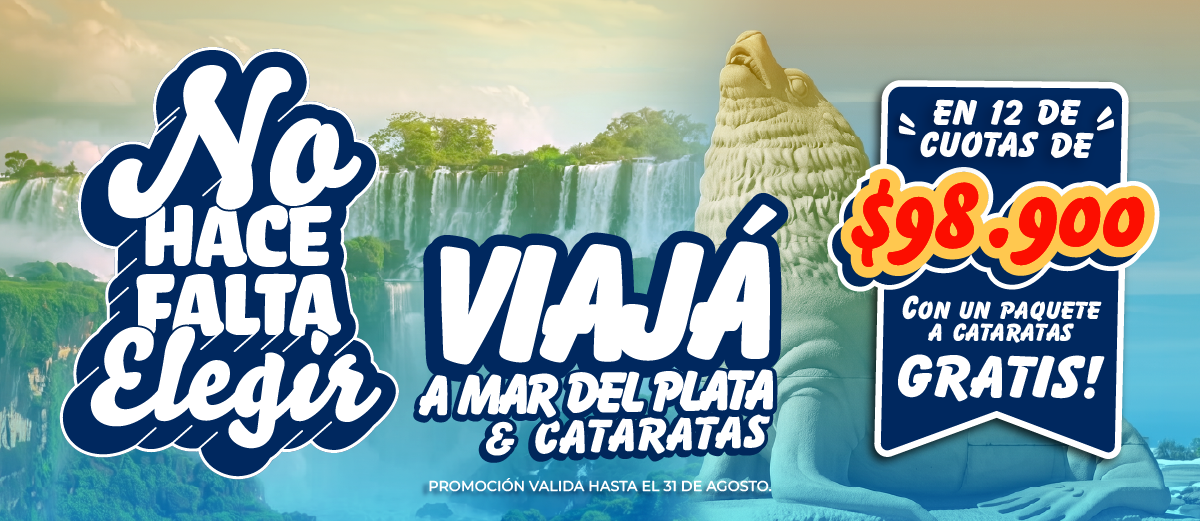 Mar del Plata y Cataratas
